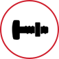 Holds in any position on the bolt