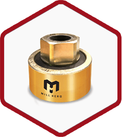 The Mill Hero one-piece locknut, washer and rubber seal